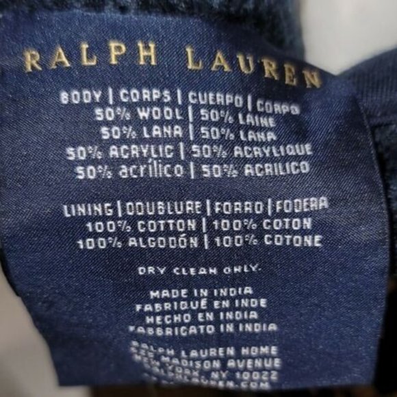 Ralph Lauren Journey's End Collection Ogden Throw Pillow in Gingersnap NEW - Picture 7 of 8
